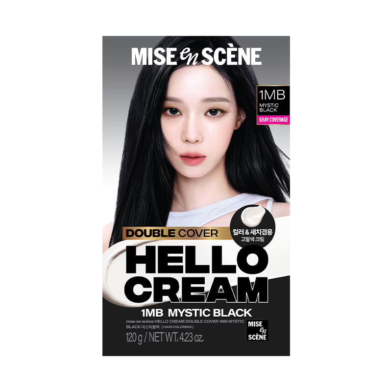 魅尚萱HELLO CREAM染髮霜 1B 神秘黑