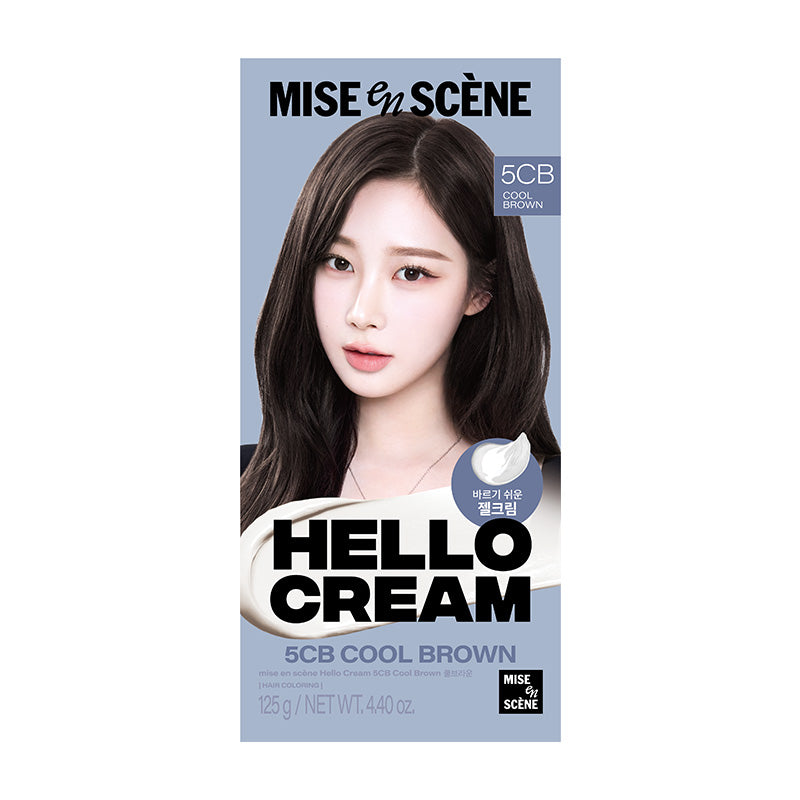 魅尚萱HELLO CREAM染髮霜 5CB 亞麻冷棕