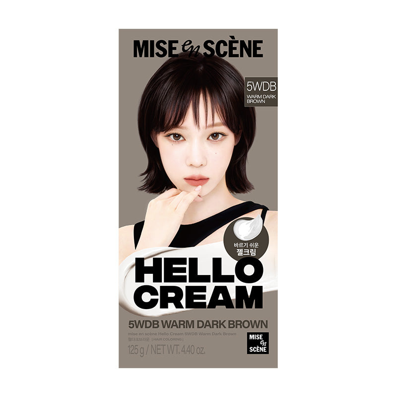 魅尚萱HELLO CREAM染髮霜 5WDB 奶茶栗棕