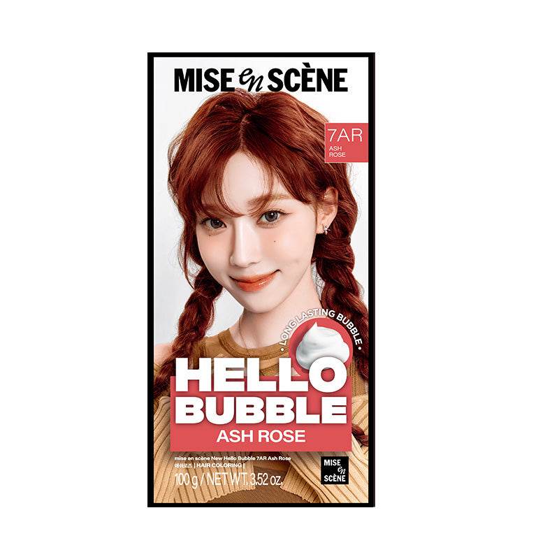 泡沫魅尚萱 HELLO BUBBLE泡沫染髮劑 7AR 櫻花霧粉