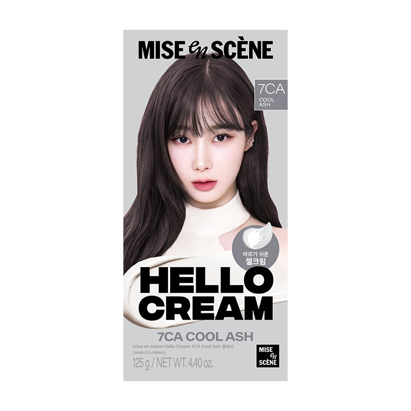 魅尚萱HELLO CREAM染髮霜 7CA 薄荷灰棕