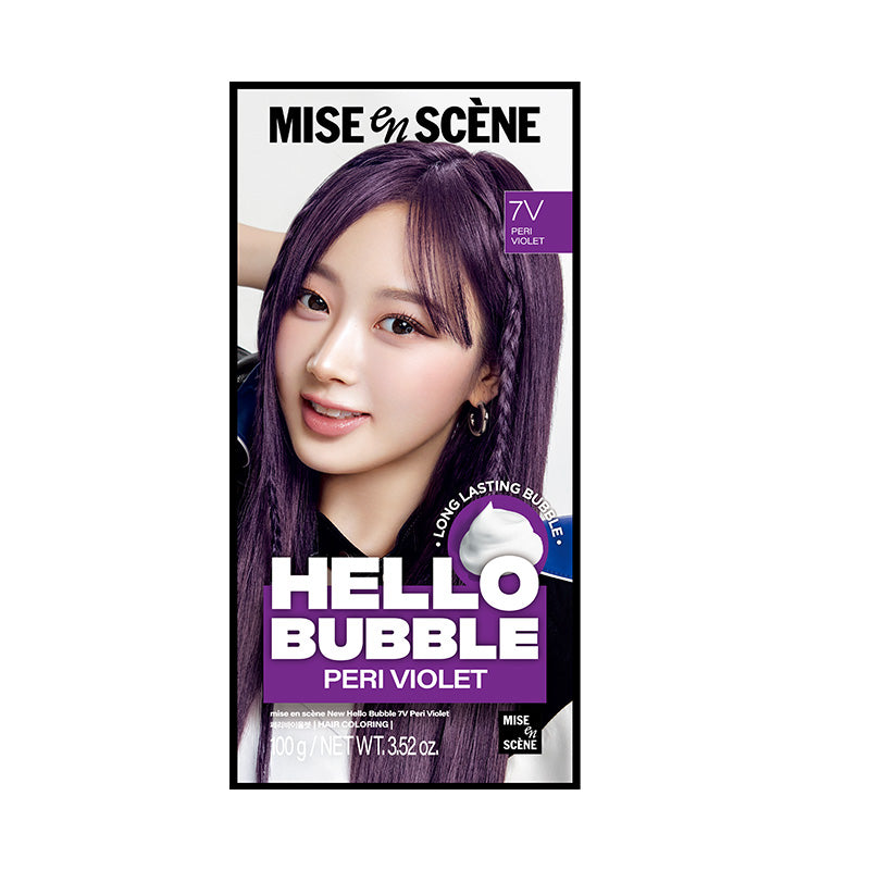 魅尚萱 HELLO BUBBLE泡沫染髮劑 7V 霧灰紫