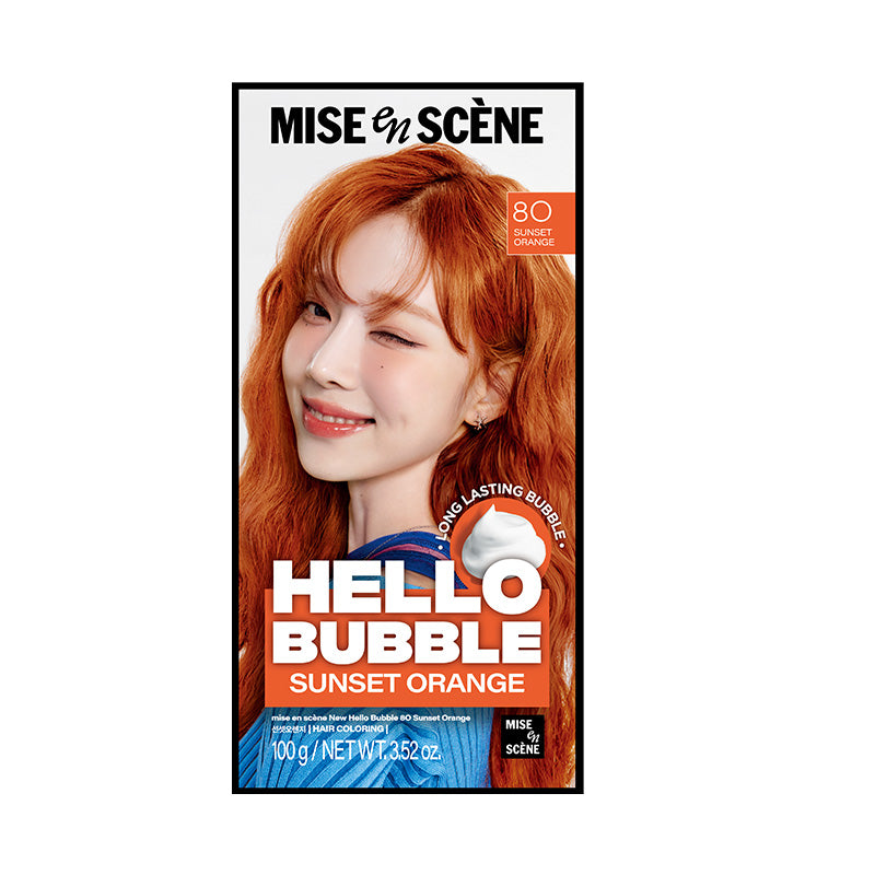 魅尚萱 HELLO BUBBLE泡沫染髮劑 8O 日落橙