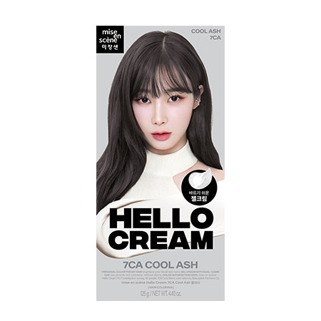 魅尚萱HELLO CREAM染髮霜 7CA 薄荷灰棕