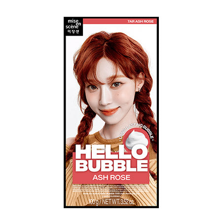 泡沫魅尚萱 HELLO BUBBLE泡沫染髮劑 7AR 櫻花霧粉