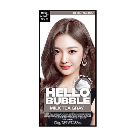 魅尚萱 HELLO BUBBLE泡沫染髮劑 9G 奶茶灰