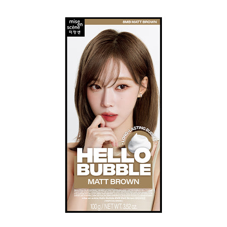 魅尚萱 HELLO BUBBLE泡沫染髮劑 8MB 優雅茶棕